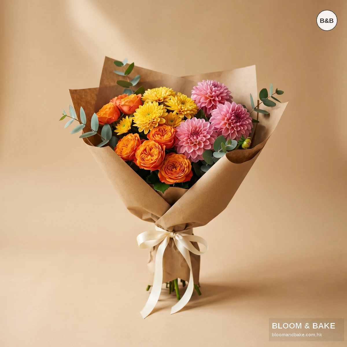 鮮花花藝 — 生日花束- 愛的交響曲
