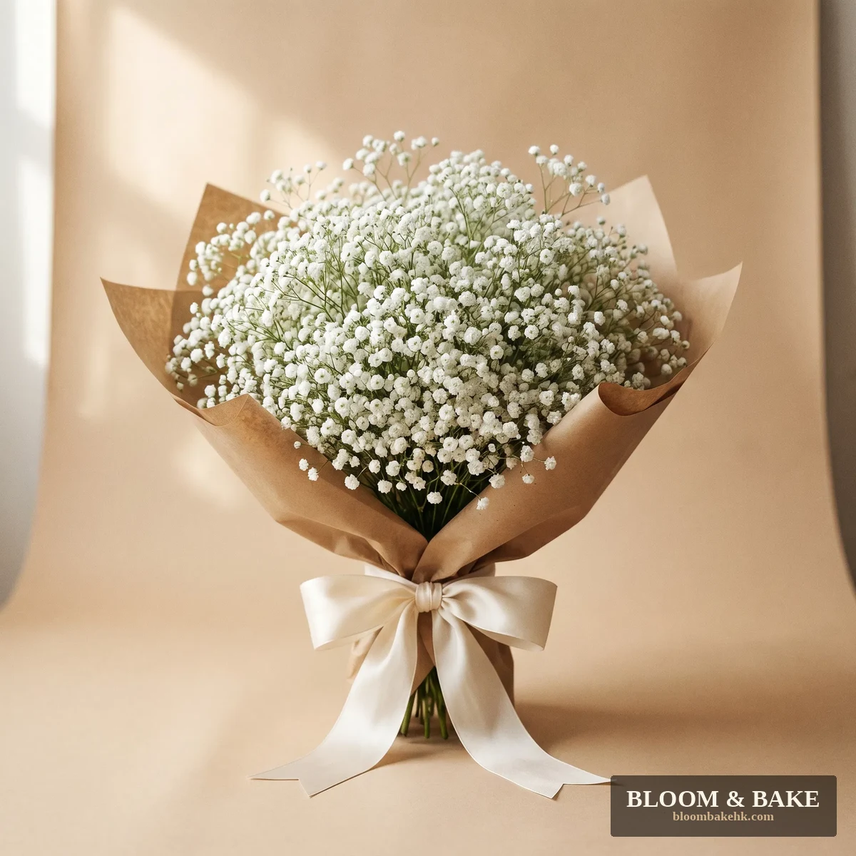 鮮花花藝 雙層蛋糕 - 滿天星辰 — Bloom & Bake 香港 鮮花花藝 精品圖