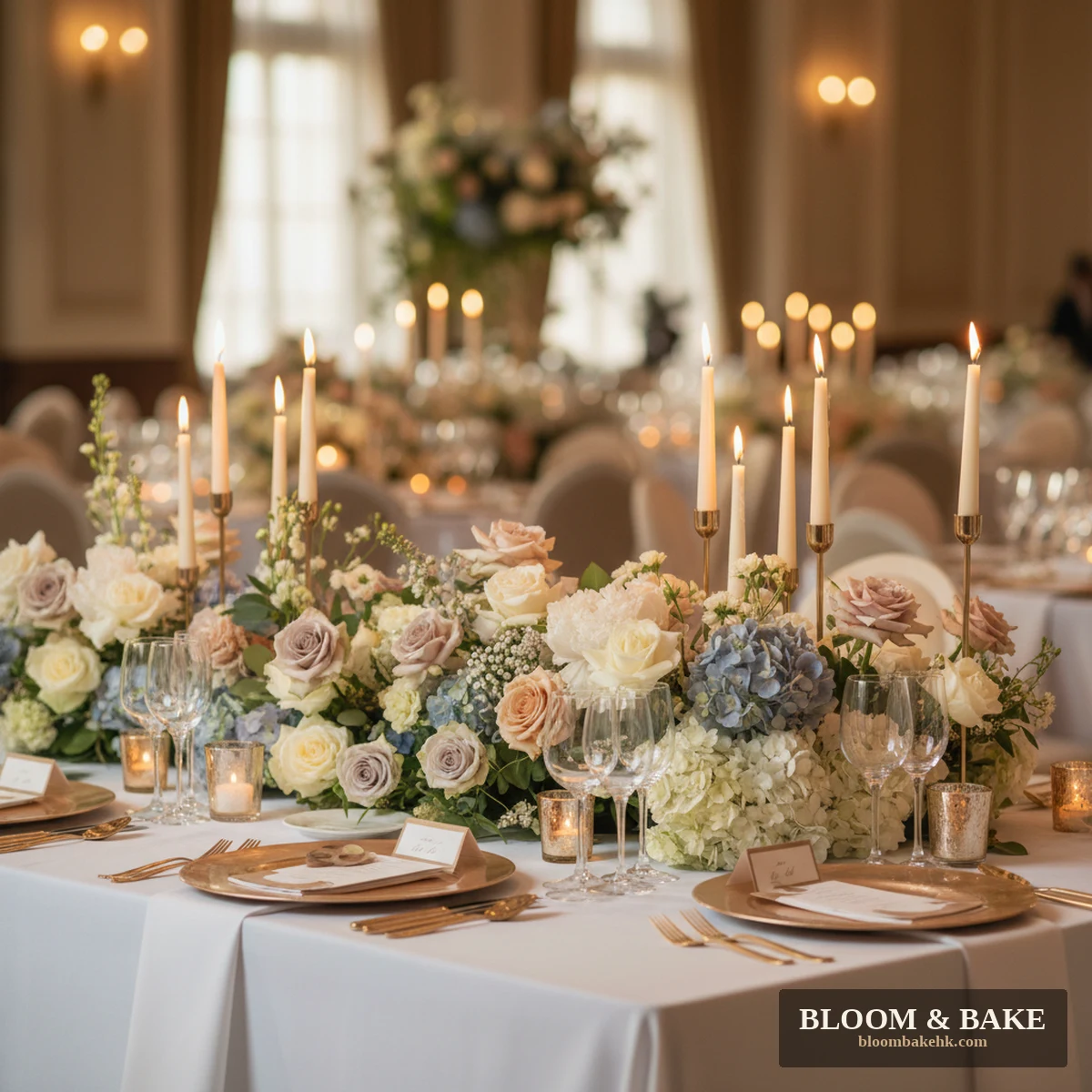 婚禮佈置 嘉里酒店婚宴佈置 · 奢華款 — Bloom & Bake 香港 婚禮佈置 精品圖