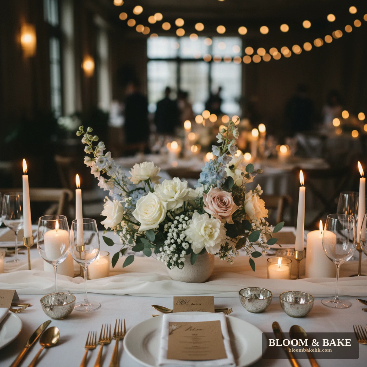 枱花-小清新 — 遊艇婚禮佈置 Bloom & Bake