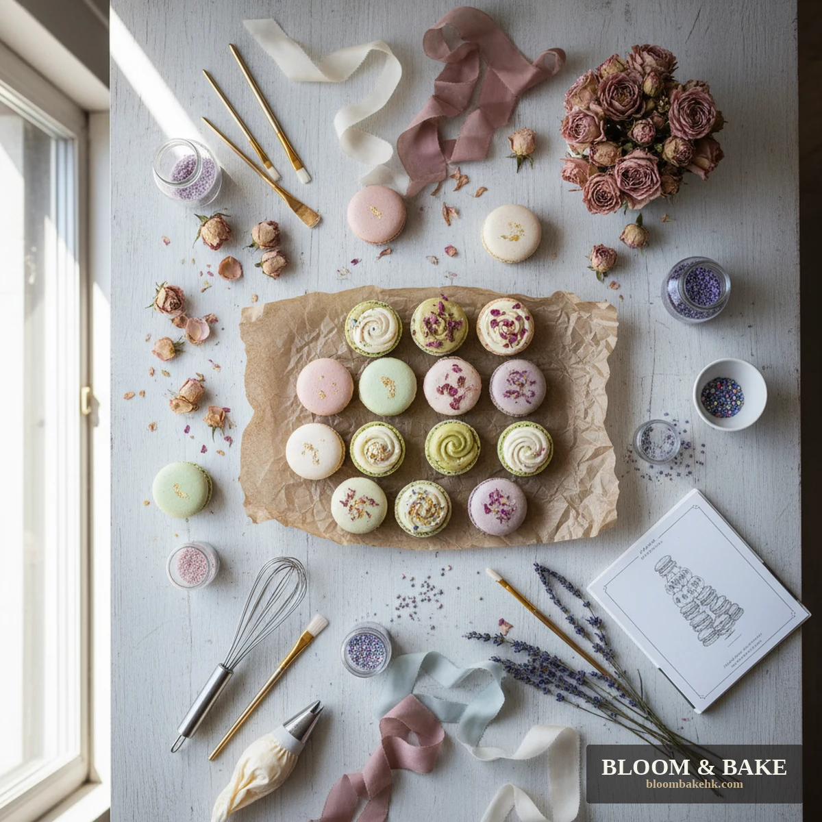 美學課程 馬卡龍課程 · 奢華款 — Bloom & Bake 香港 美學課程 精品圖